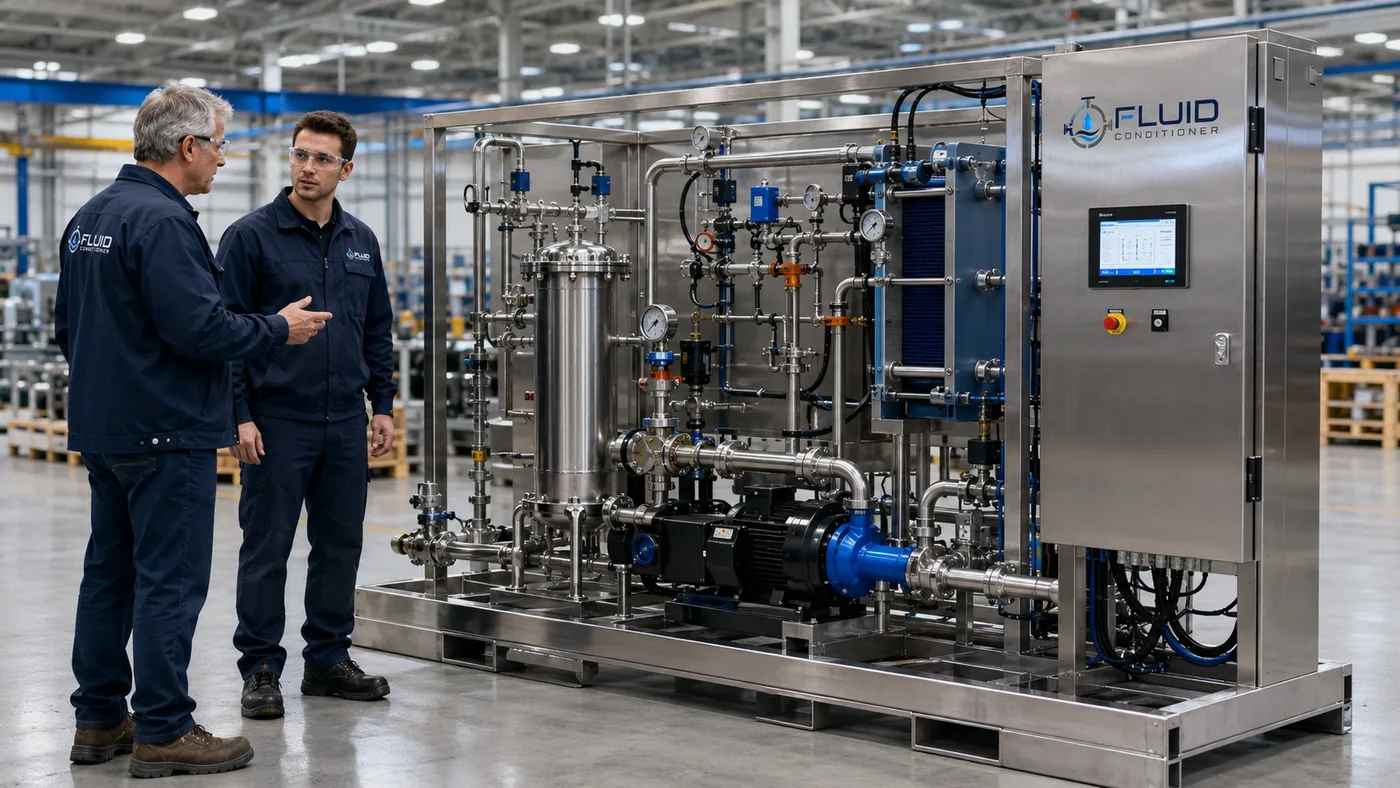 Custom Fluid Conditioner system with engineers