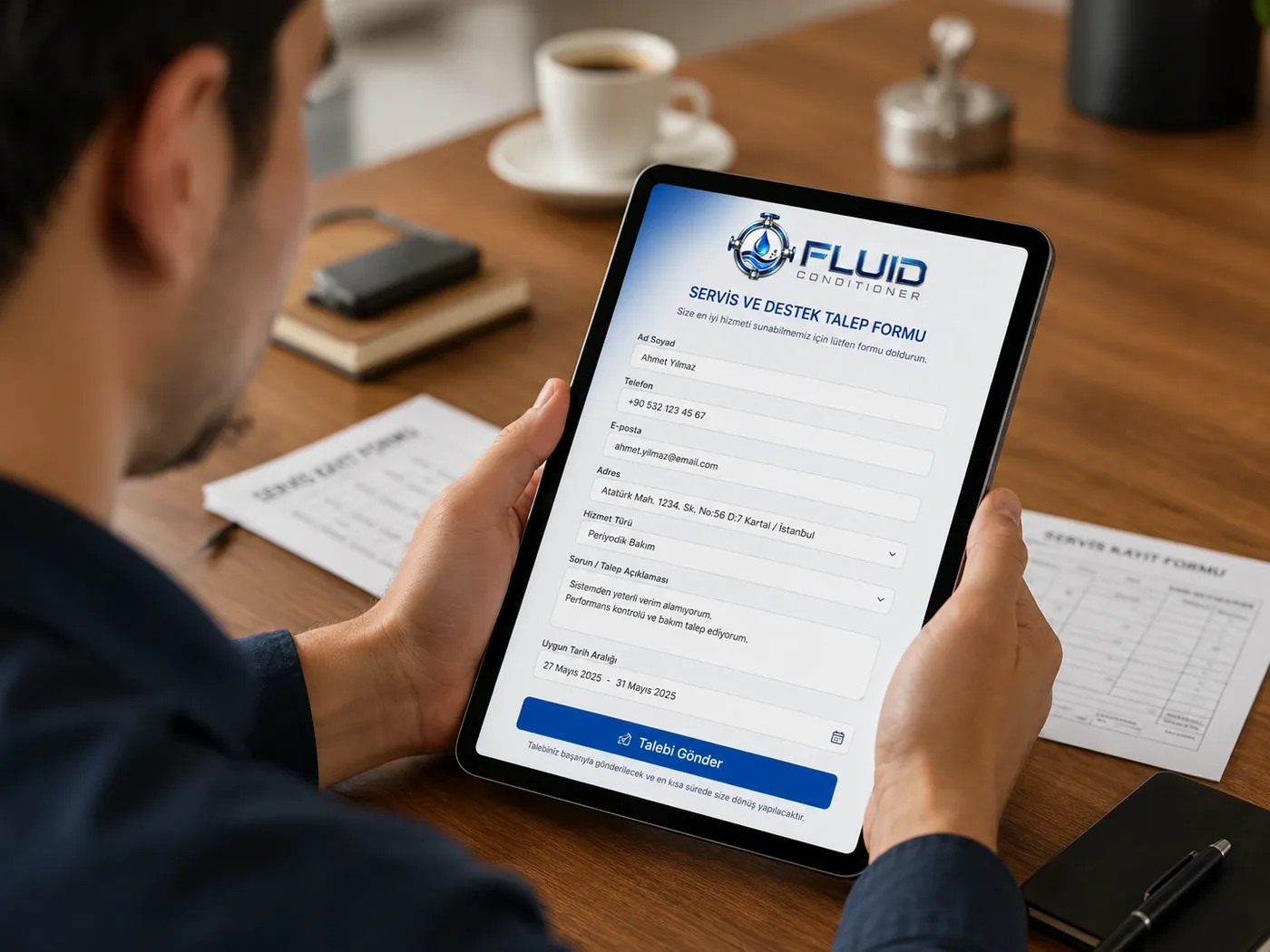 Tablette Fluid Conditioner teklif formu